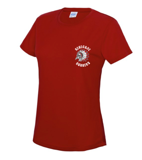 Renegades Womens Tech Tee Black/White/Red