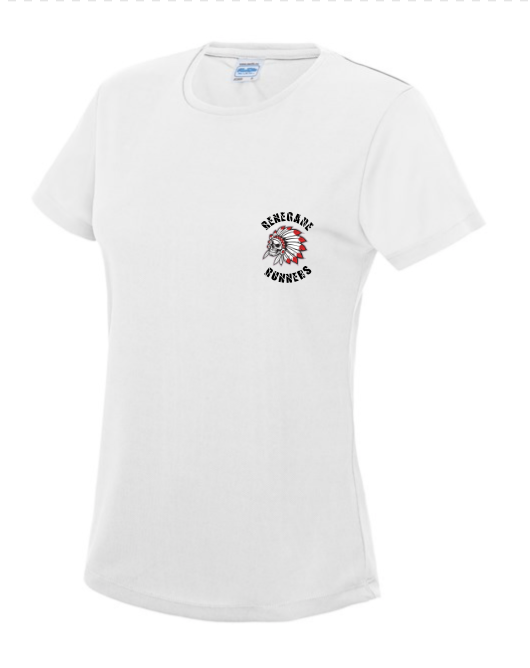 Renegades Womens Tech Tee Black/White/Red