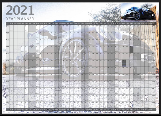 Hi-Res Bespoke Printed Car Calendar