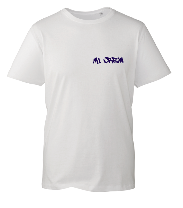 M1 Crew Club Tee - White Unisex