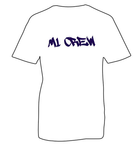 M1 Crew Club Tee - White Unisex