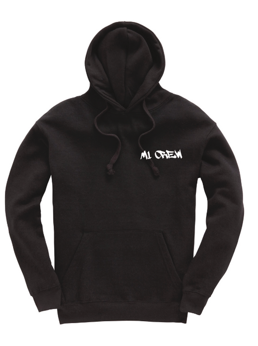 M1 Crew Hoodie - Black