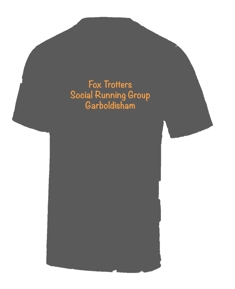 Fox Trotters Mens tech tee Grey