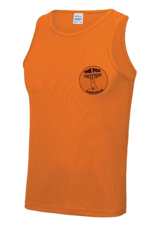 Fox Trotters Mens tech Vest Orange
