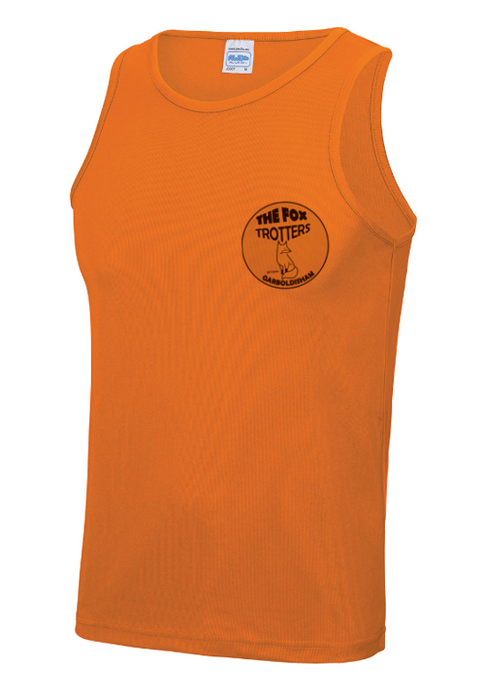 Fox Trotters Mens tech Vest Orange