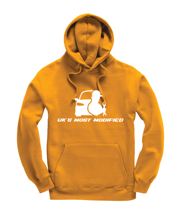 UKMM Hoodie White Print