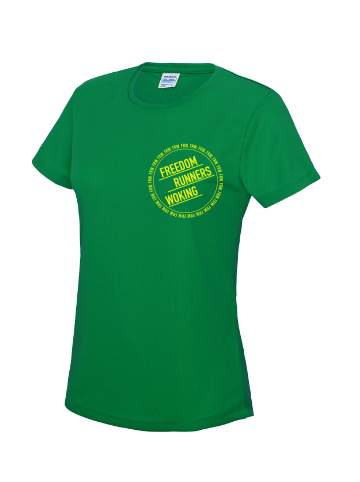 Green Freedom Runners Woking - Womens Tee
