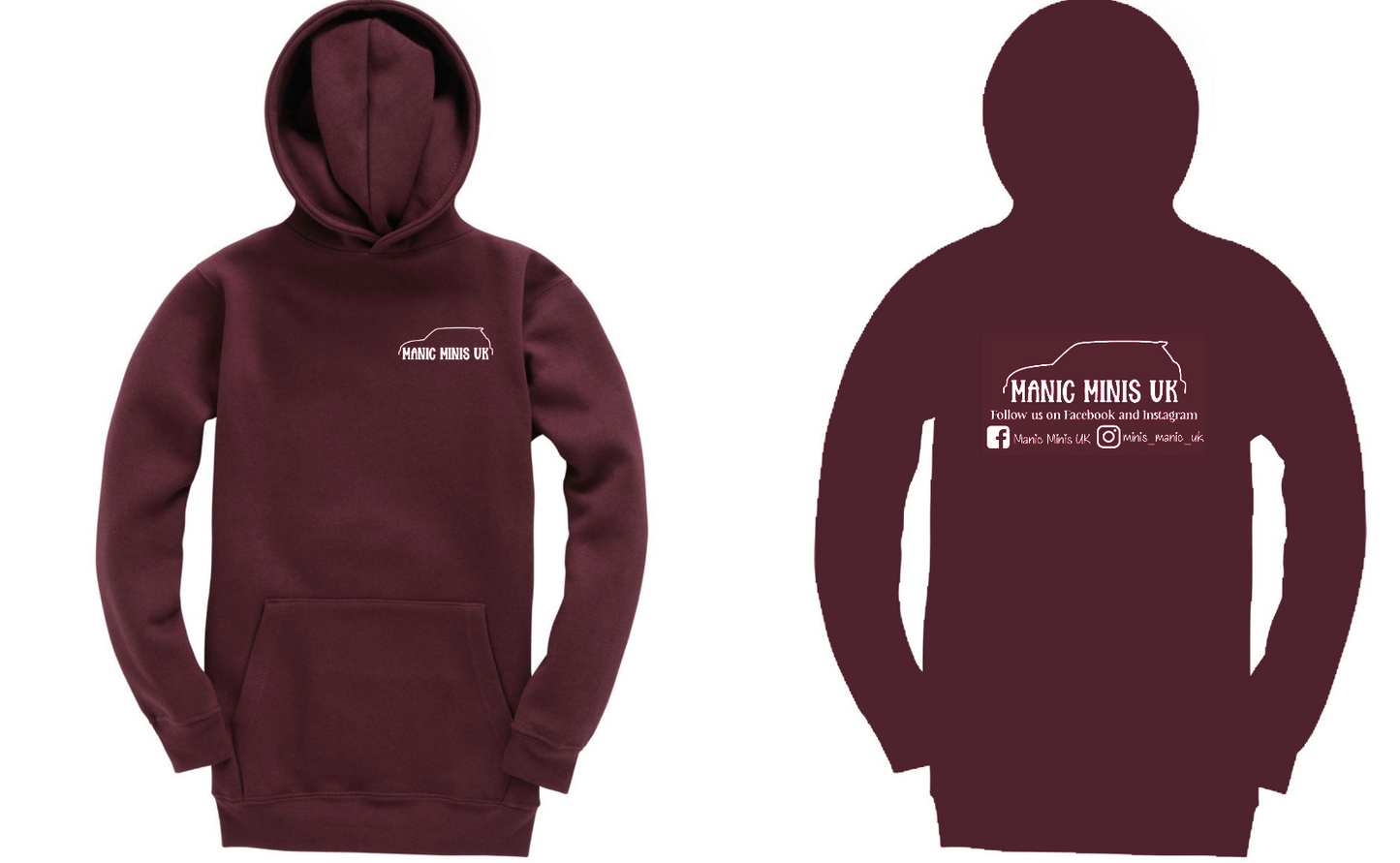 Manic Minis Kids Premium Hoodie - Embroidered