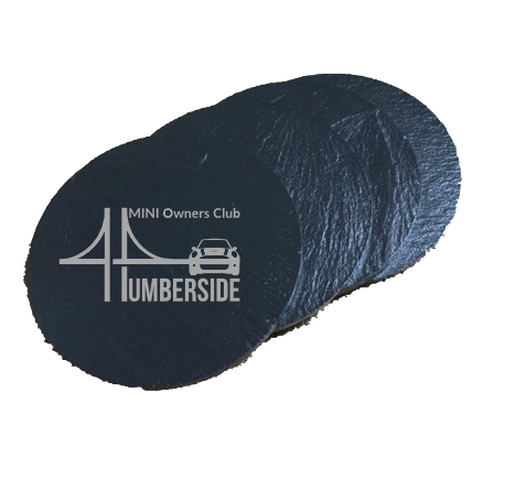 Mini Owners Club Humberside - Slate Coasters  (4pack)