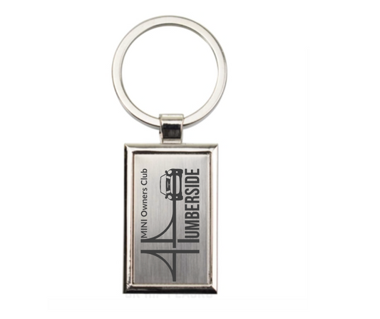 Mini Owners Club Humberside - Metal Engraved Keyring