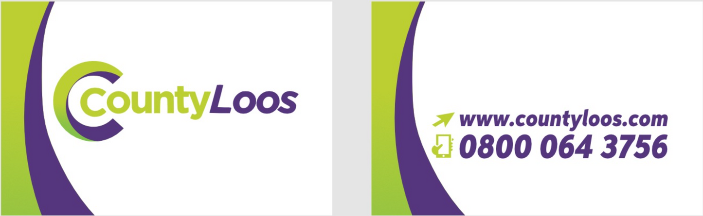 County Loos - Business cards