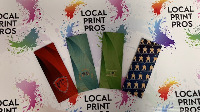 Custom Printed bowls score boards - pack of 4