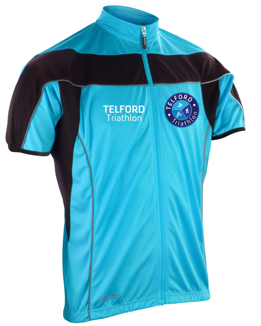 Telford Tri Unisex Bikewear Short Sleeve Performance Top - MySports and More