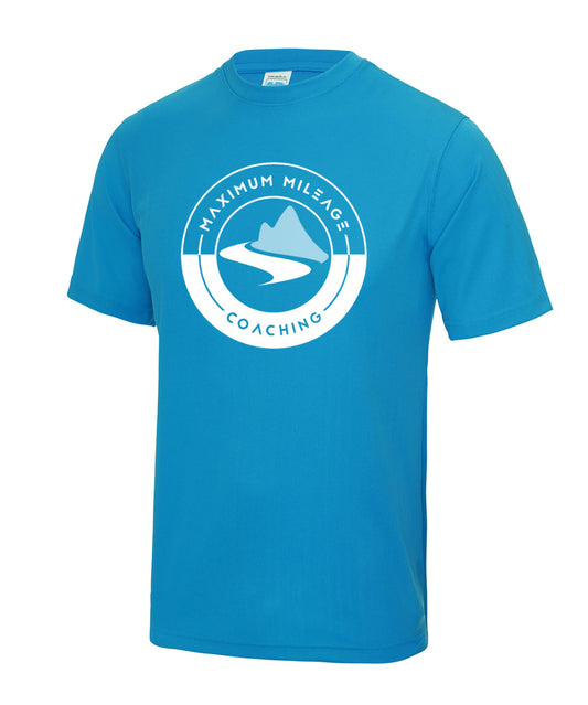 Maximum Mileage Blue Tee - Mens