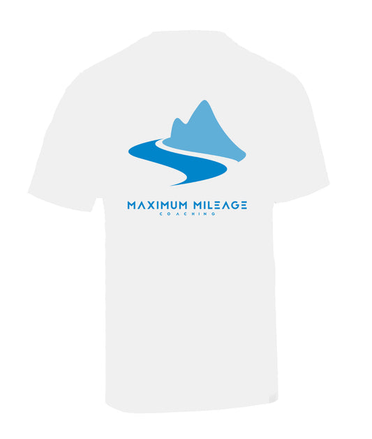 Maximum Mileage White Tee - Mens