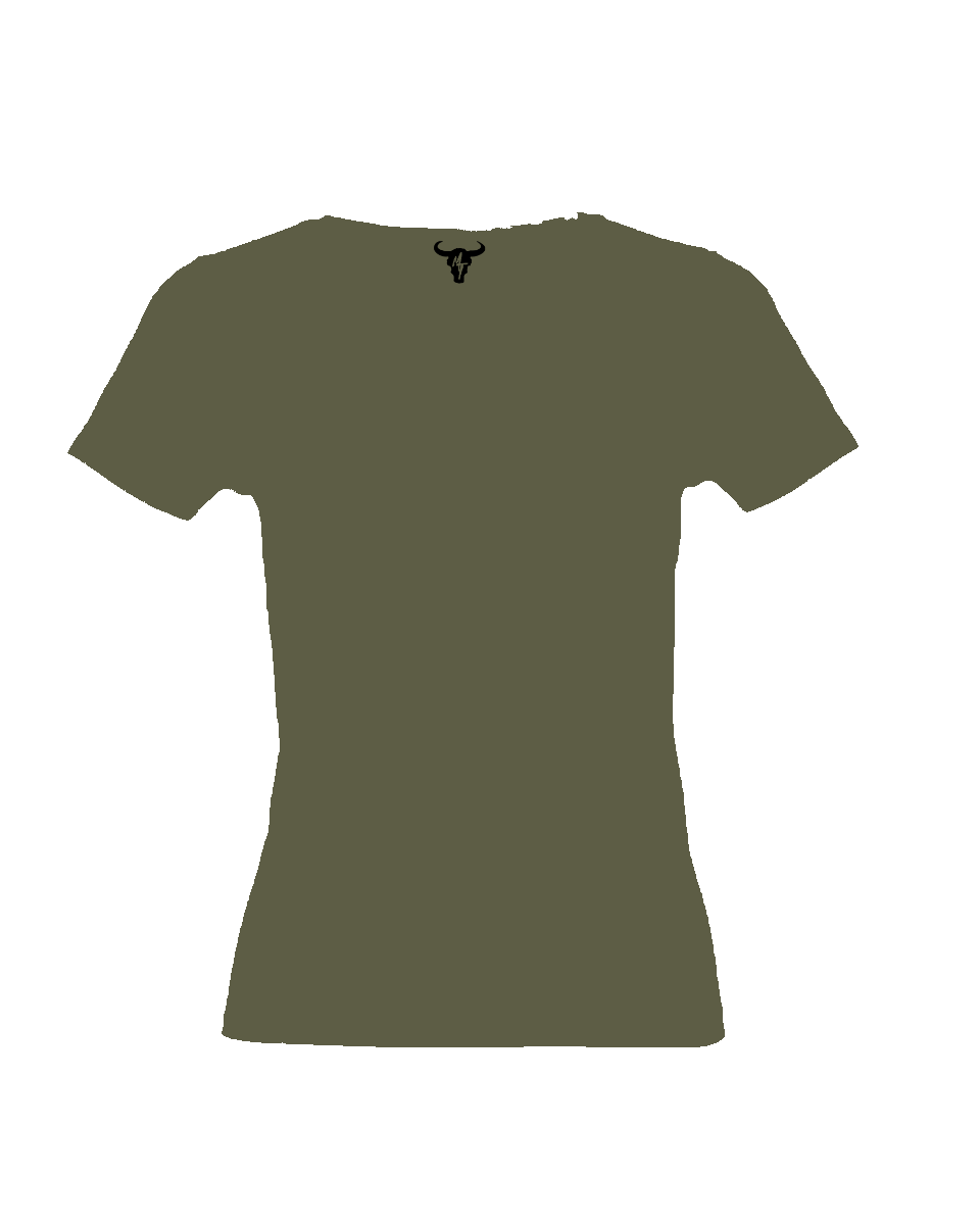 Ladies Maverick Training Khaki Green Tee - MySports and More