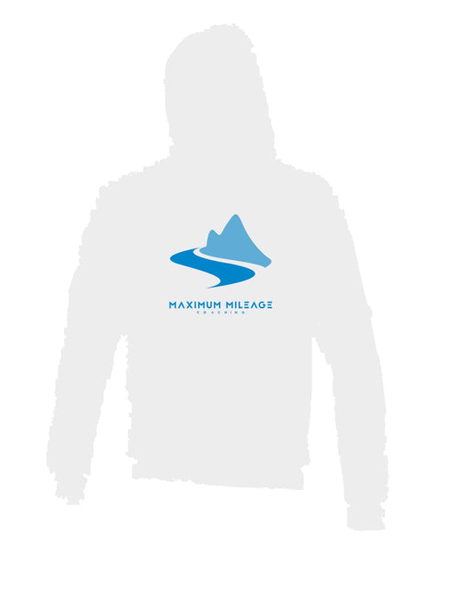 Maximum Mileage Heather grey/Sapphire blue Hoodie