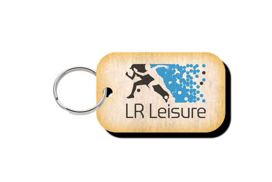 LR Leisure wooden key ring