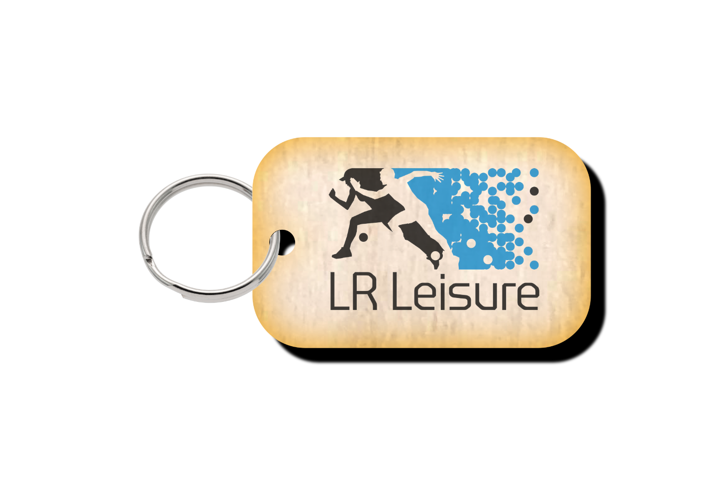 LR Leisure wooden key ring