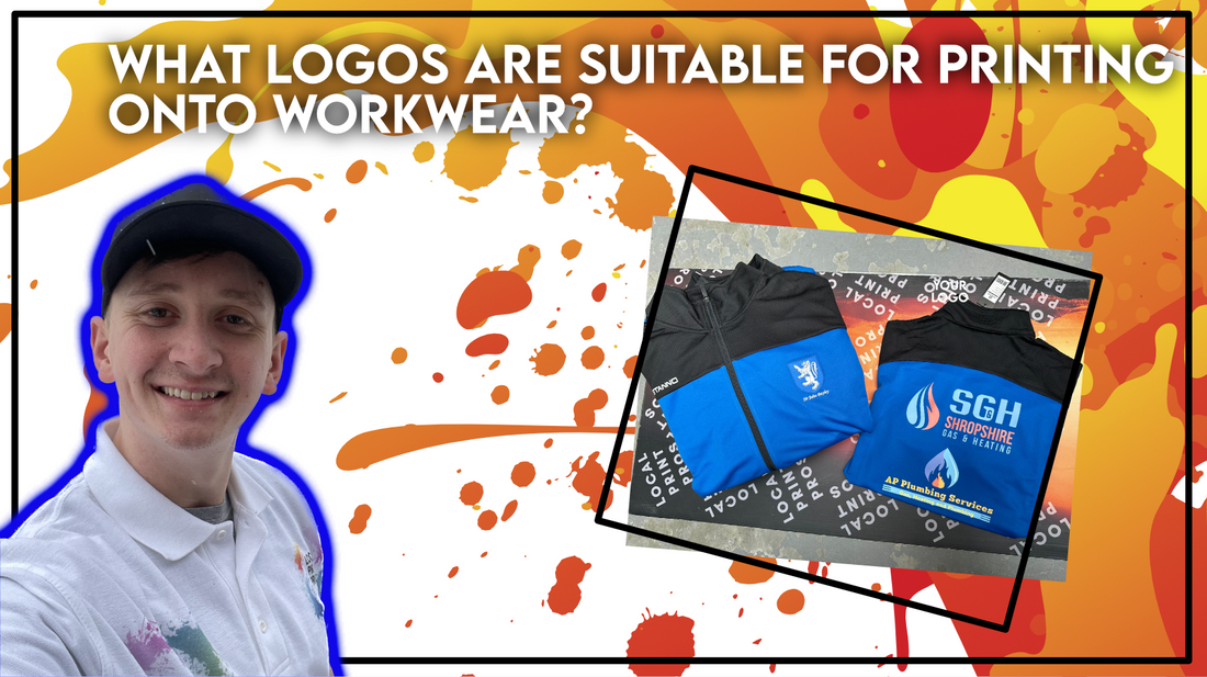 What logos are suitable for printing onto workwear?