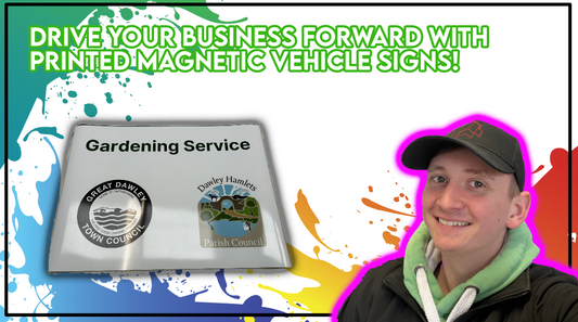 Drive Your Business Forward with Printed Magnetic Vehicle Signs