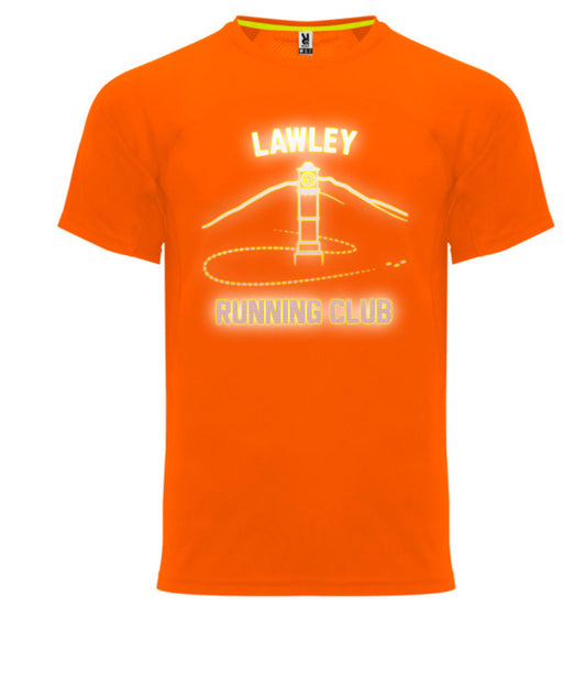 Lawley Running Club Mens tech tee Orange