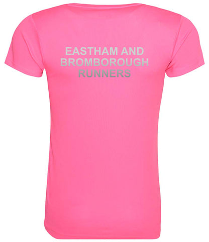 E&B Ladies Hi-Viz Tech Tee