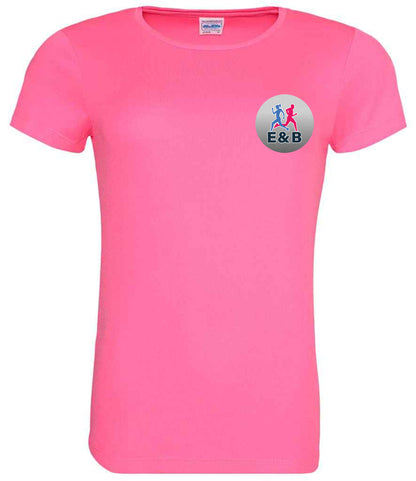 E&B Ladies Hi-Viz Tech Tee