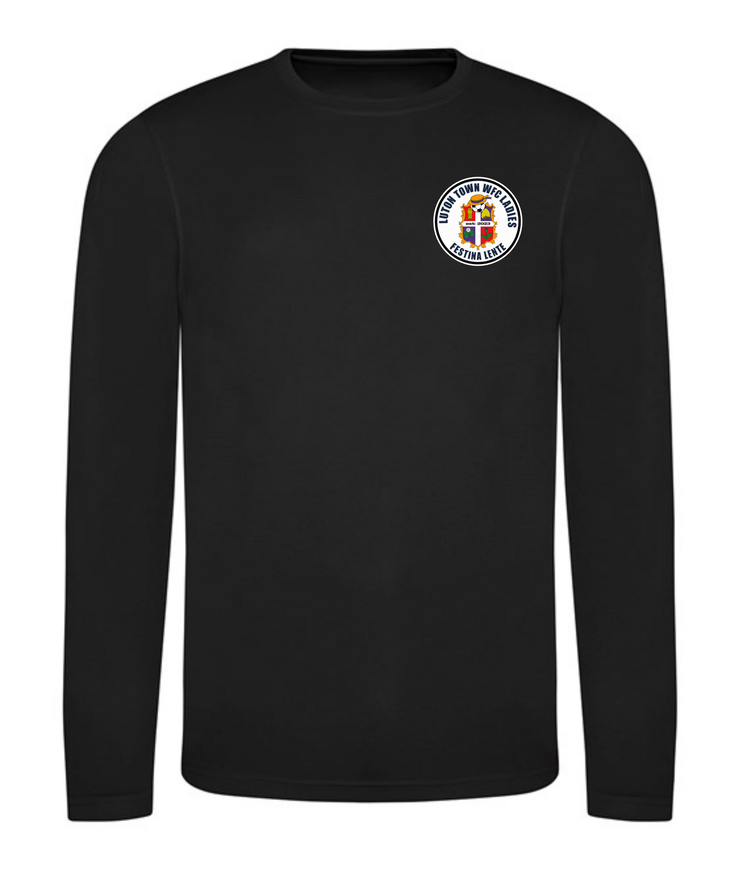 Long Sleeve Tech Tee  -  Luton Town Walking Football Ladies