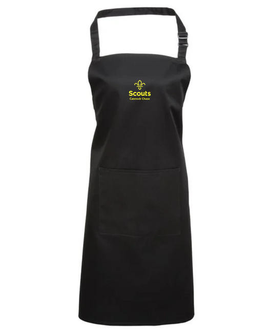 Scouts Cannock Chase - Black Apron With Pocket