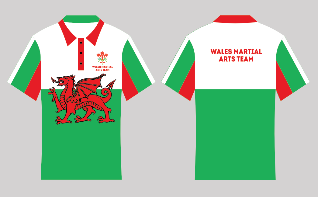 Wales Martial Art Team Polo Mens