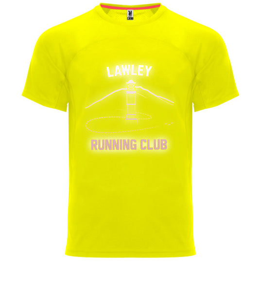 Lawley Running Club Mens tech tee Yellow
