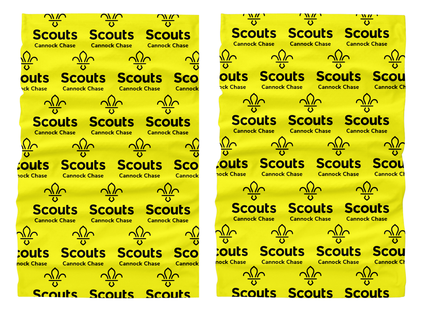 Scouts Cannock Chase - Snood (Neck Warmer) Yellow/Black