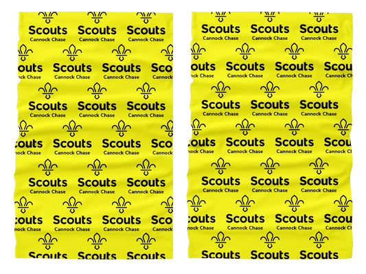 Scouts Cannock Chase - Snood (Neck Warmer) Yellow/Black