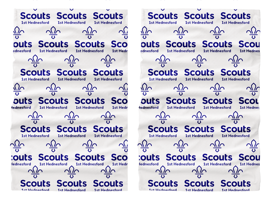 Scouts 1st Hednesford - Snood (Neck Warmer) White/Blue