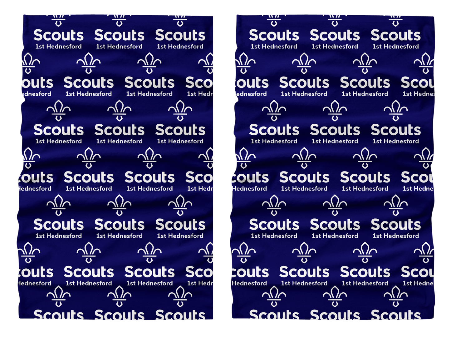 Scouts 1st Hednesford - Snood (Neck Warmer) Blue/White