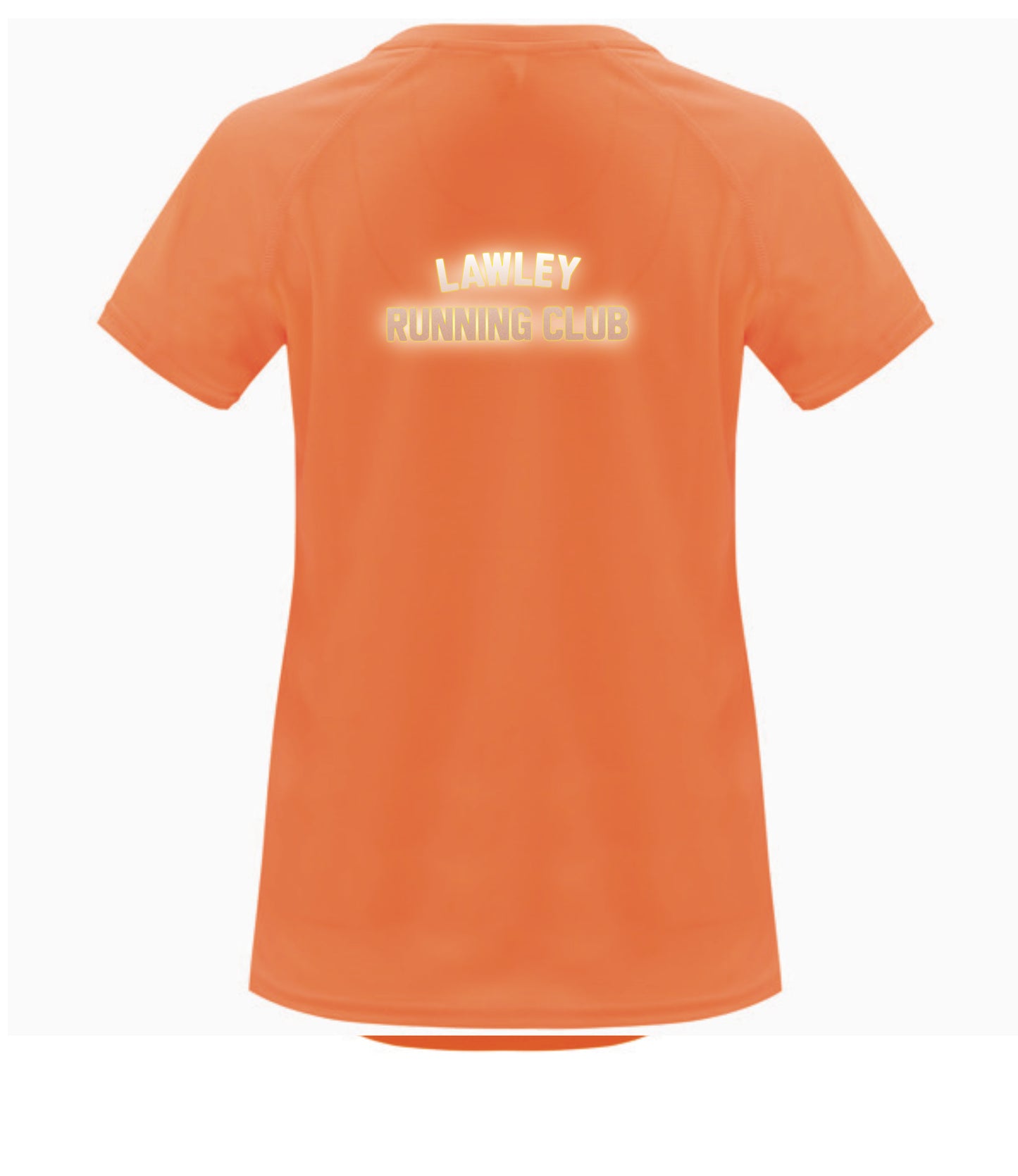 Lawley Running Club Ladies tech tee Orange