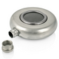 Round Hip Flask - Silver/Silver Ring