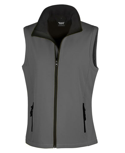 Women's printable softshell bodywarmer