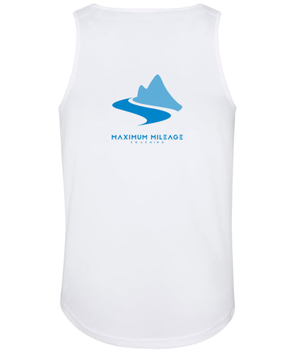 Maximum Mileage White Vest - Mens