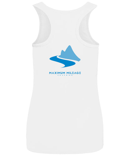 Maximum Mileage White Vest - Womens
