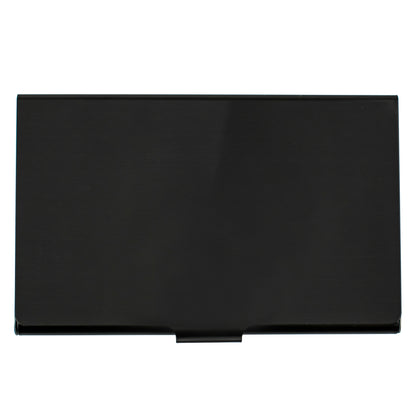 Steel Black Business Card Holder