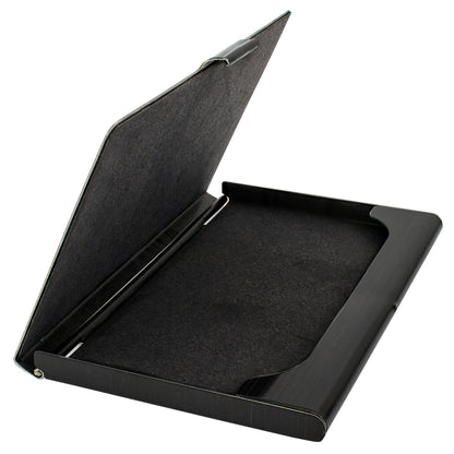 Steel Black Business Card Holder