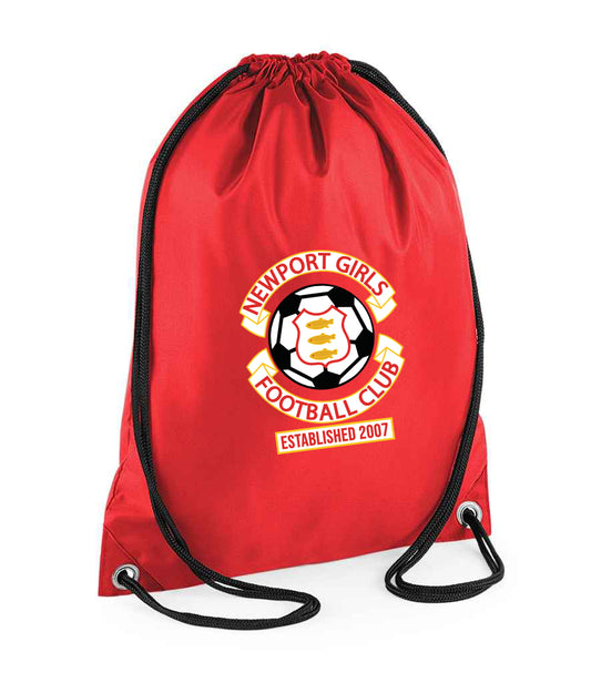 Newport Girls FC Drawstring Bag
