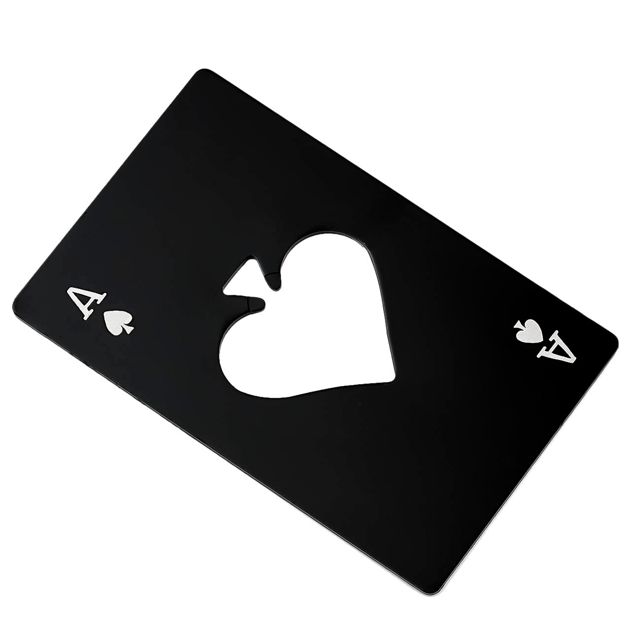 Black Ace Of Spades Large Bar Blade