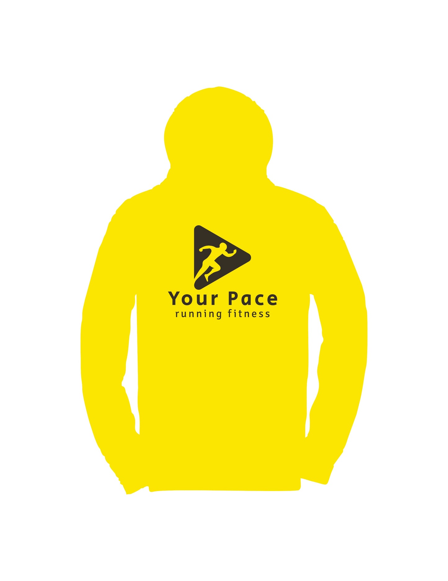 Your Pace - Comfy Hoodie Electric Yellow