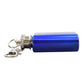 Blue Mini keyring hip flask