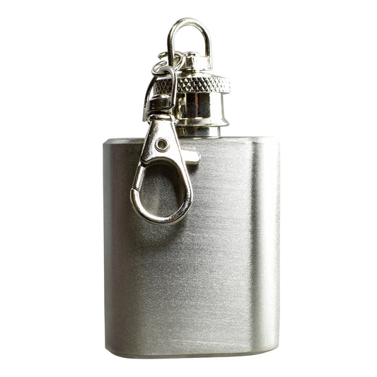 Steel Mini keyring hip flask