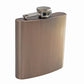 Brushed Bronze Hip Flask