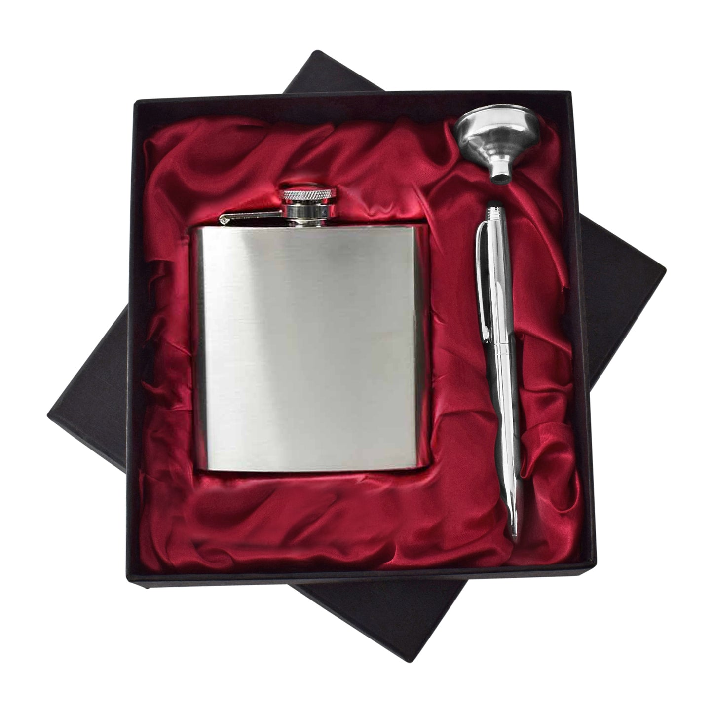 Hip Flask gift set with pen